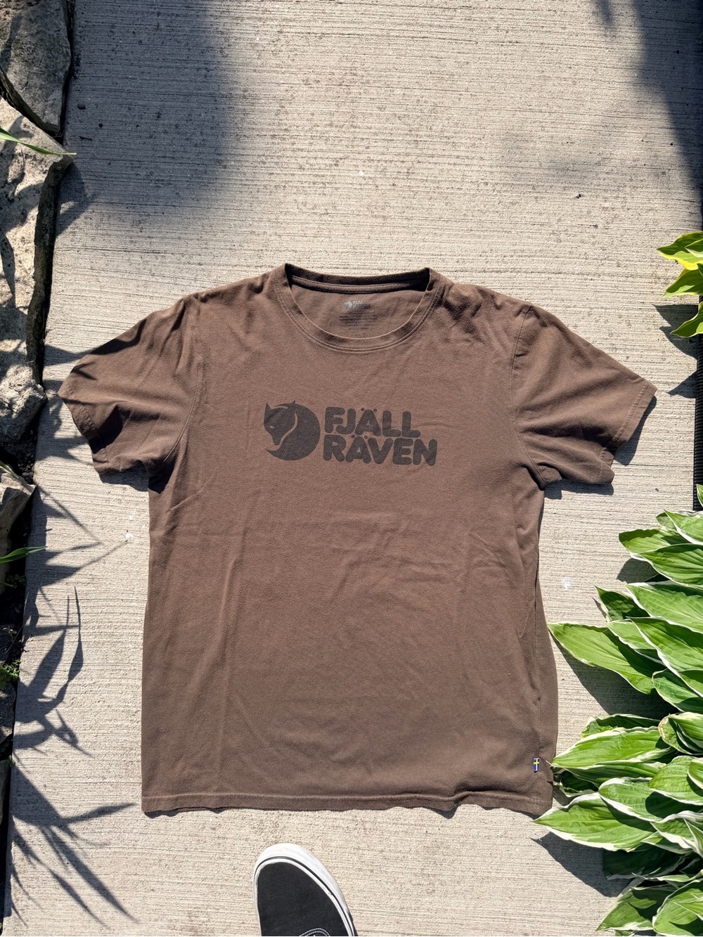 Fjallraven Brown Logo Short Sleeve Tee